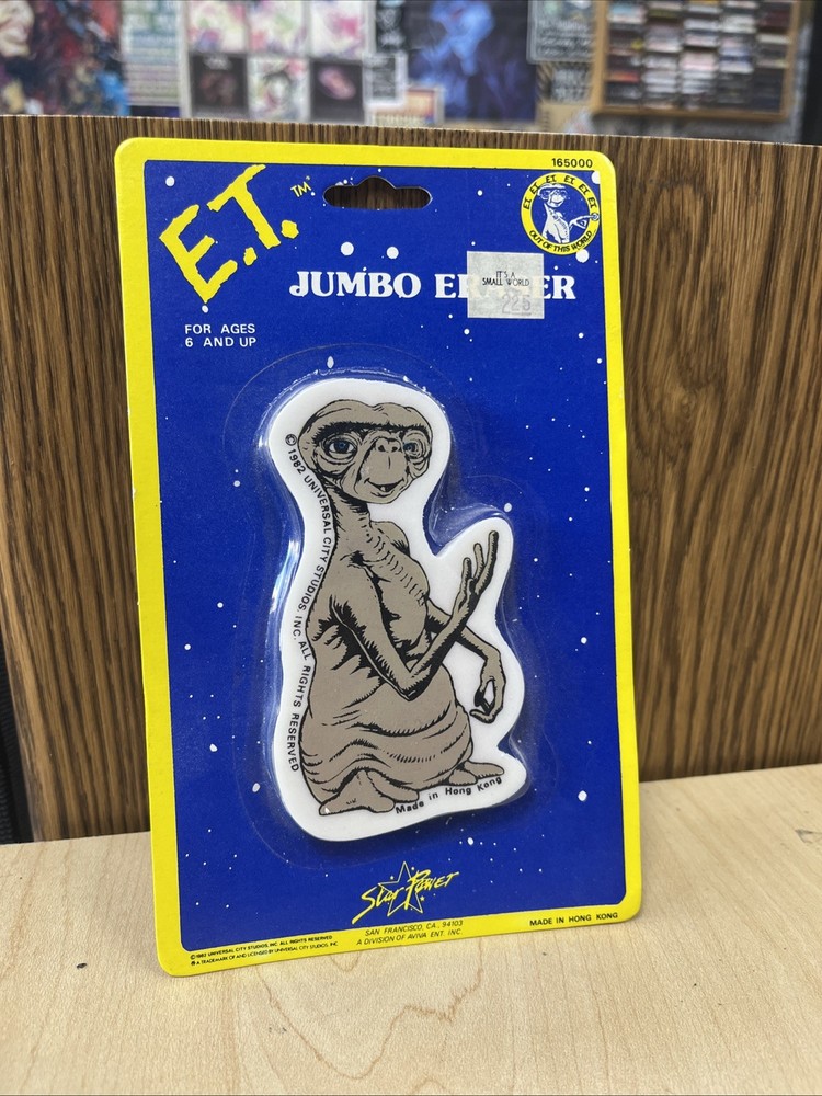 Starpower E.T. 1982 Jumbo Eraser. New.