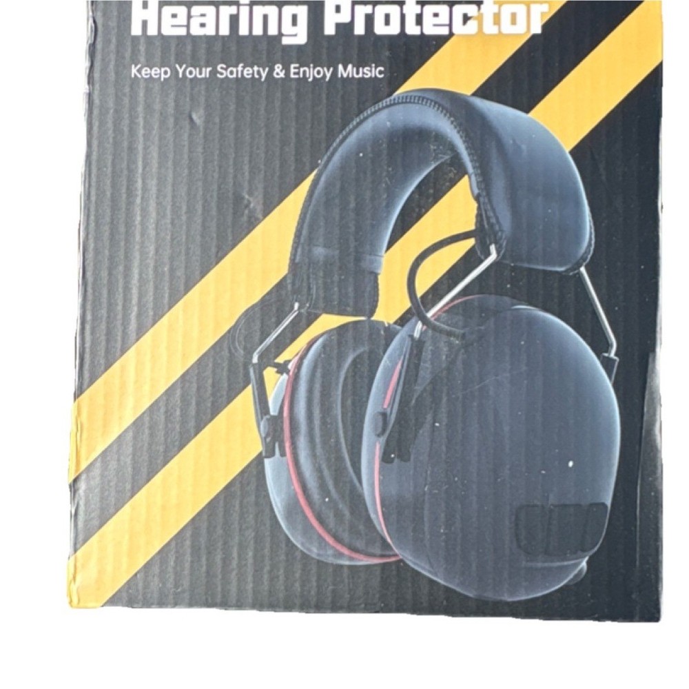 OozyBuds Wireless Bluetooth Earmuffs, Electronic Hearing Protector, 120h, Black