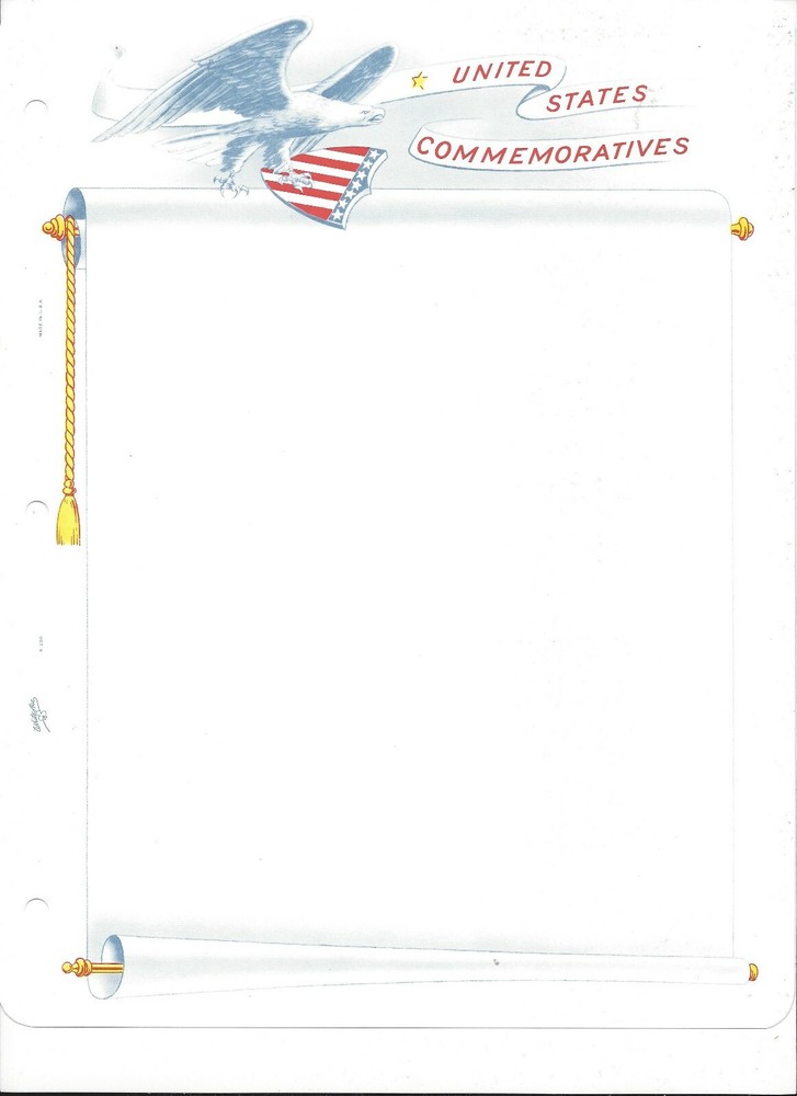 White Ace U.S. Commemorative Blank Pages Eagle Top S-200 Pkg.15