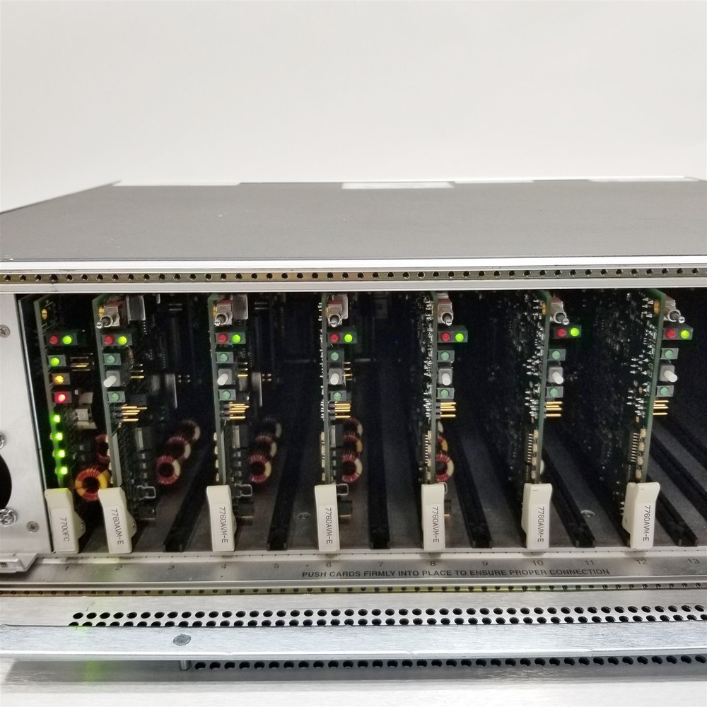 Evertz 7700FR-C Multiframe Chassis w/ 1*7700FC 6*7760AVM-E Controller Module