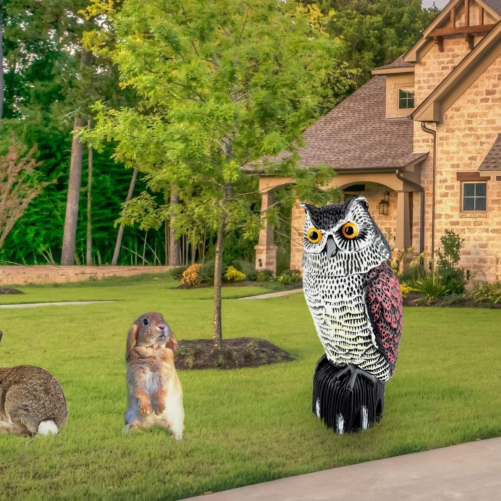 Versatile Owl Statue Decoy: A Stylish Solution for Bird Control & Garden Decor
