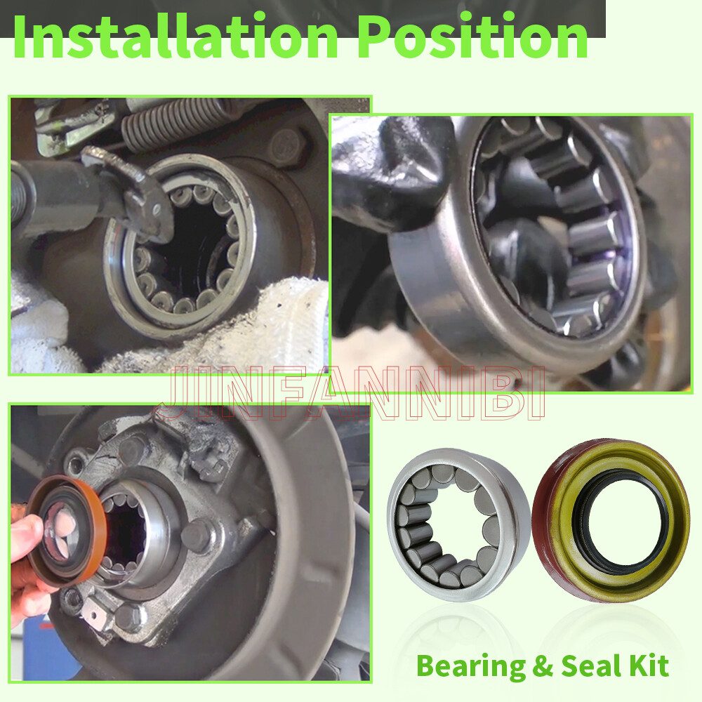 2 Sets Rear Wheel Axle Bearing & Seal Kit LH RH for Chevy Silverado 1500 #513067