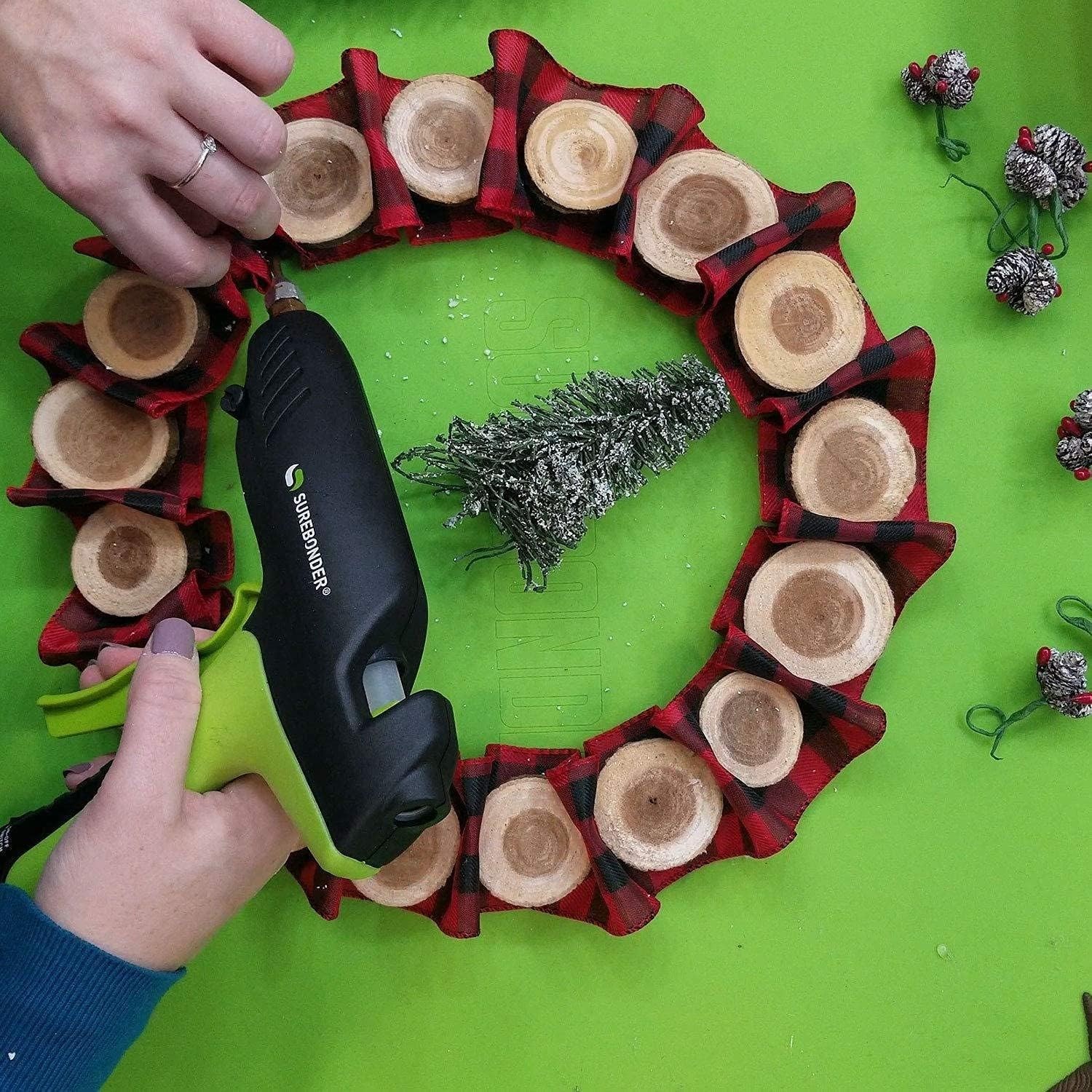 Heavy Duty Hot Glue Gun Professional High Temp 100W for Crafts DIY Repairs