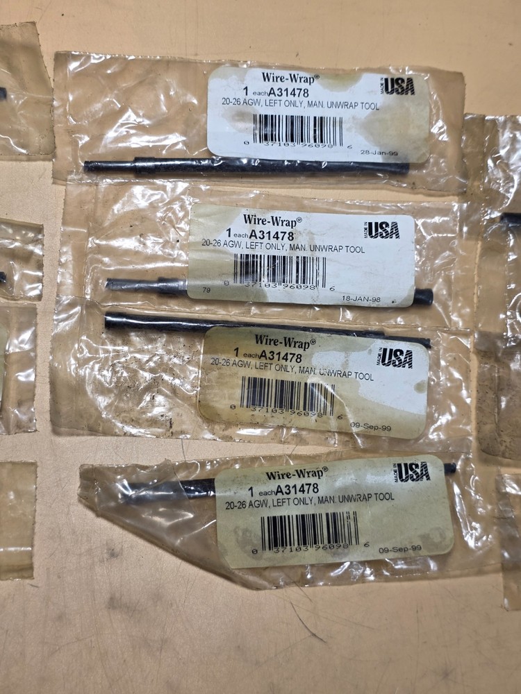 Wire-Wrap A31478 20-26AGW, Left Only, Man., Unwrap Tool