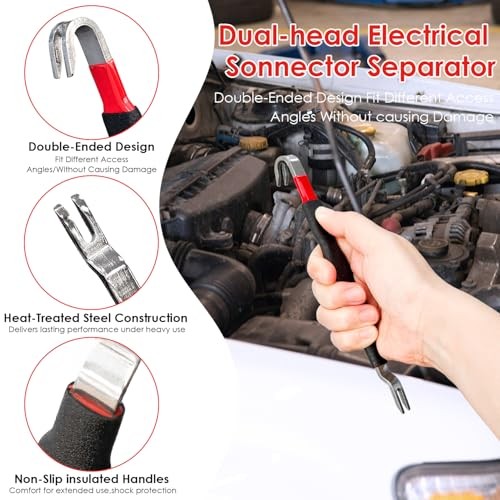 3-Piece Electrical Disconnect Pliers Set, Electrical Connector Separator