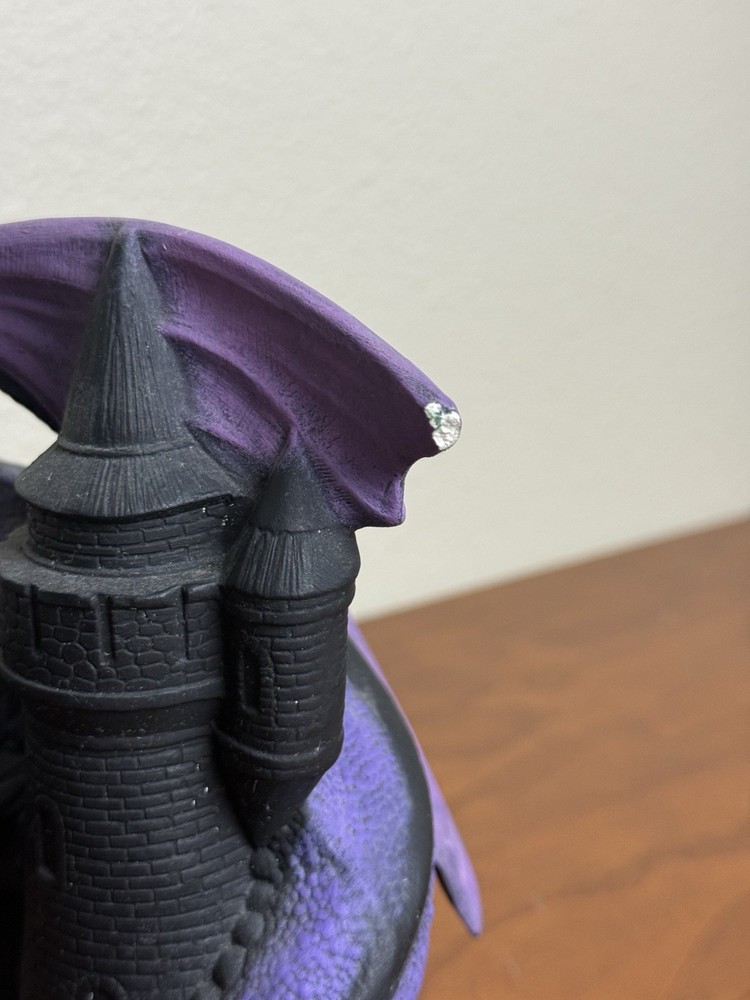 Dragons Keep Dice Tower Ceramic Sculpture Hand Painted