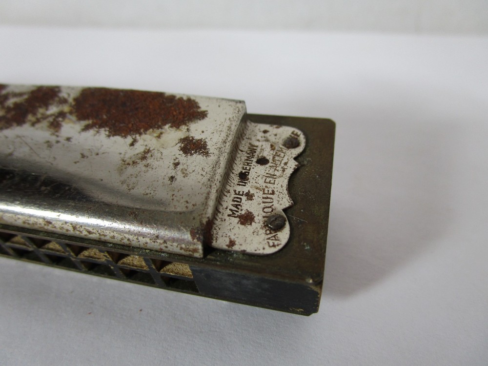 Vintage M Hohner Echo-Luxe Harmonica W Germany