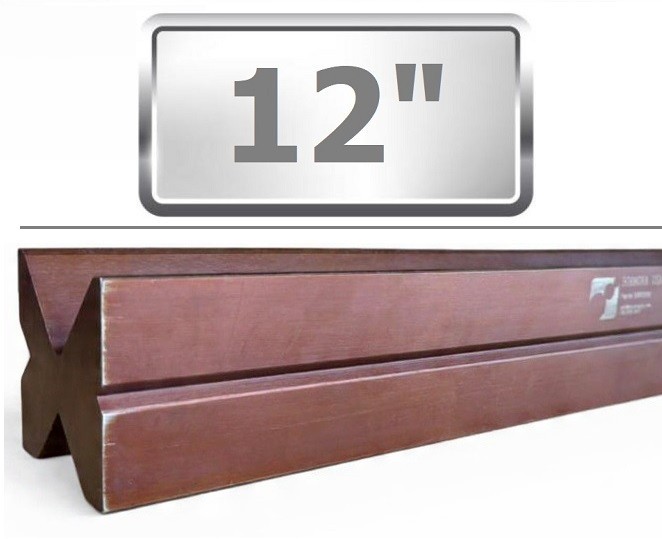 NEW 12" Press Brake Die 2.36" square. V Openings: 0.25", 0.63", 1.38" and 1.97"