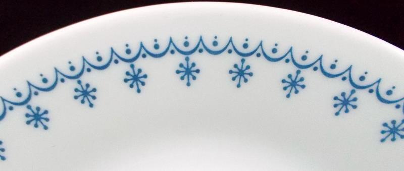 Corning Snowflake Blue 5 Piece Place Setting