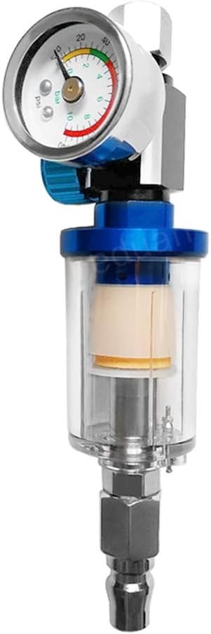 Filtro separador de agua y aceite, rosca macho y hembra NPT de 1/4" para pistola