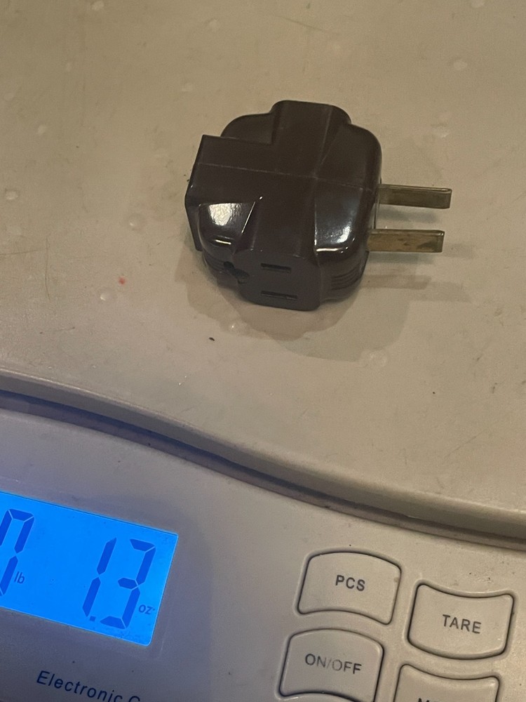 Vintage Bakelite Wall Socket Multi Plug Adapter Extension 1940’s