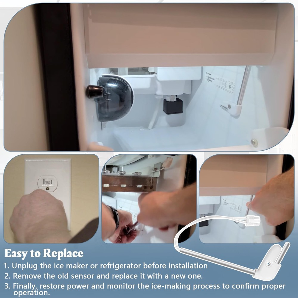 Sthovd W10511923 Ice Maker Bin Temperature Sensor Replacement for Whirlpool...