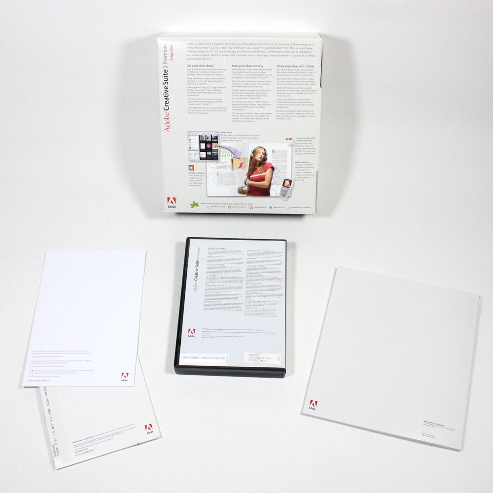 Adobe Creative Suite 2 Premium Education for Windows (2005) Includes Serial Key