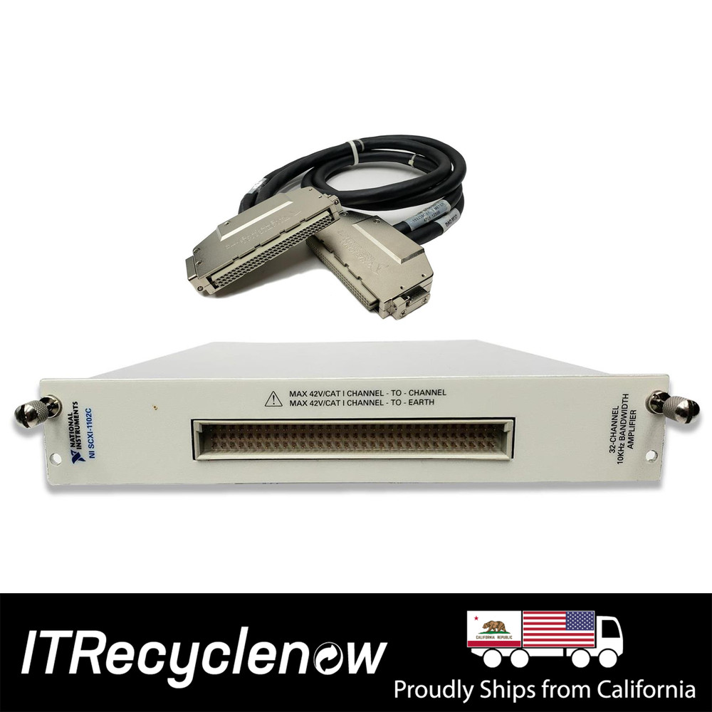 National Instruments Programmable Isolation Amplifier Module 32 Channel w/ Cable