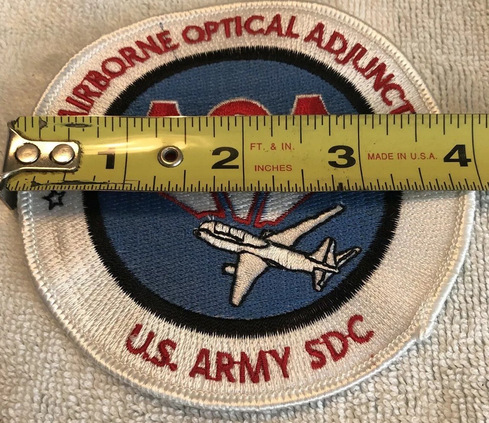 Original Vintage, AIRBORNE Optical Adjunct AOA, US Army Flight Patch