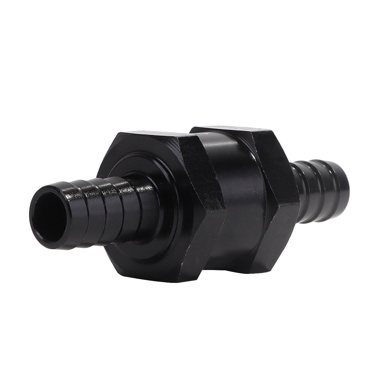 5/16" Fuel Check Valve One Way Inline Non Return Diesel Gasoline Black 8mm 2Pcs