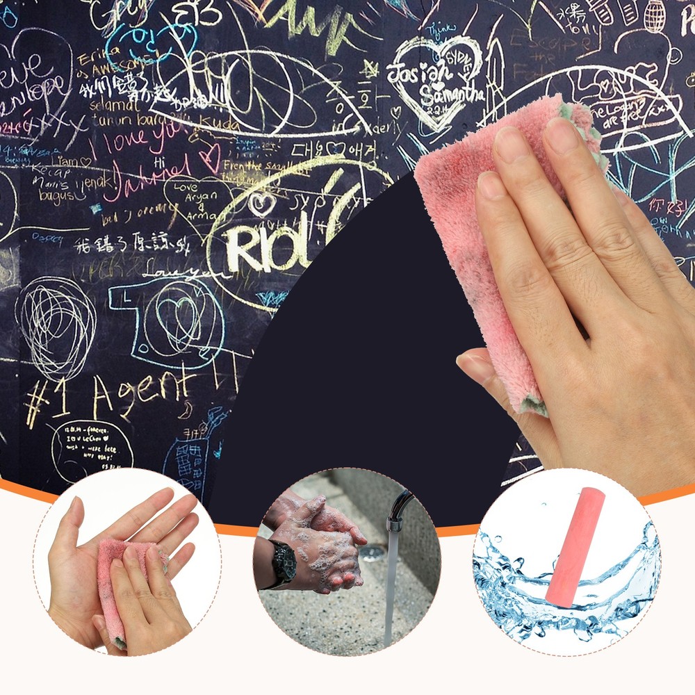 5 pcs chalk, large solid red chalk for outdoor use