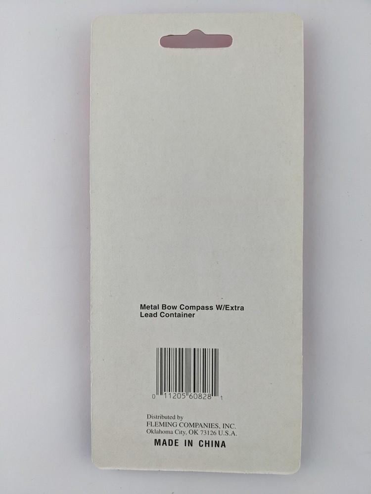 Bow Compass with Extra Lead Container - Engineering Drawing Tool
