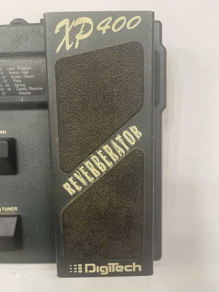Digitech XP400 Reverberator Multi Reverb Guitar Effect Processor Pedal + PSU