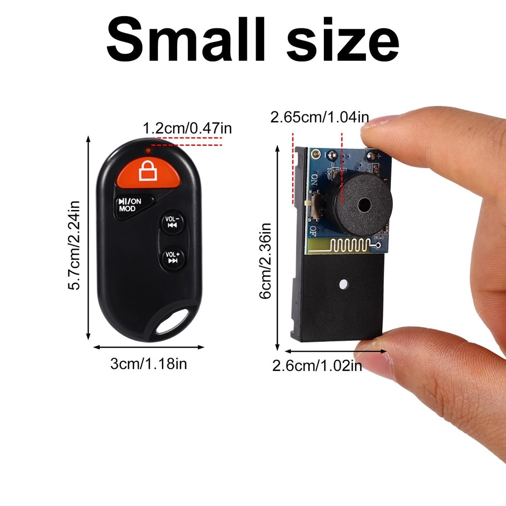 Black Cricket Noise Maker, Beeping Hidden Prank Maker Machine...