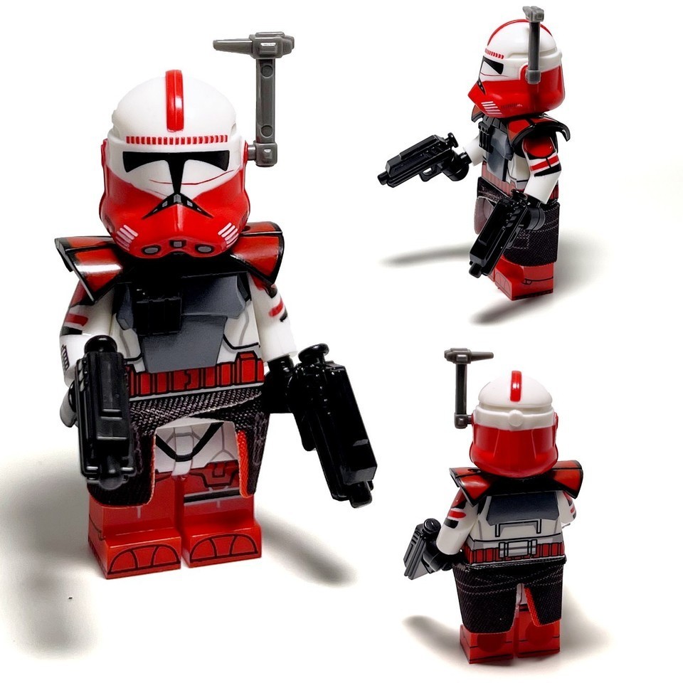 Commander Thorne Coruscant Guard Clone Troopers Custom Red Shock Troopers