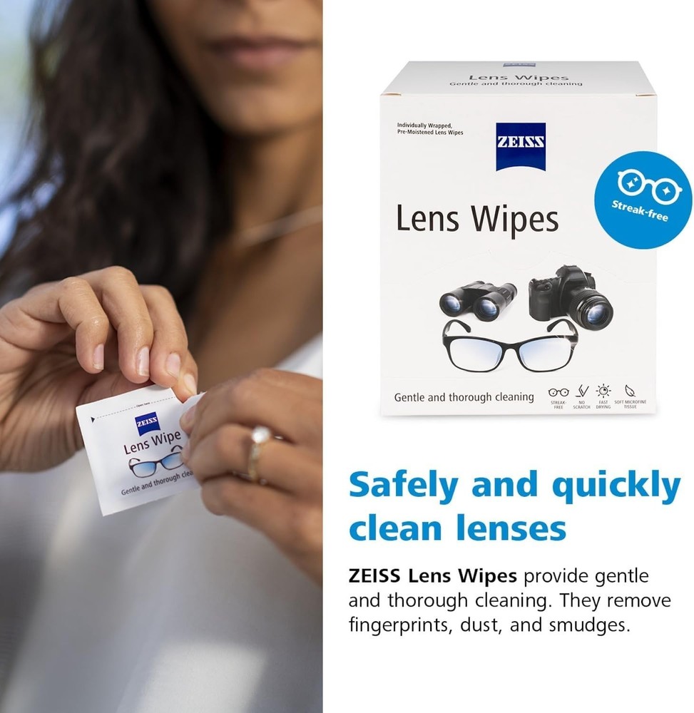 Pre-Moistened Lens Cleaning Wipes, 600 Count