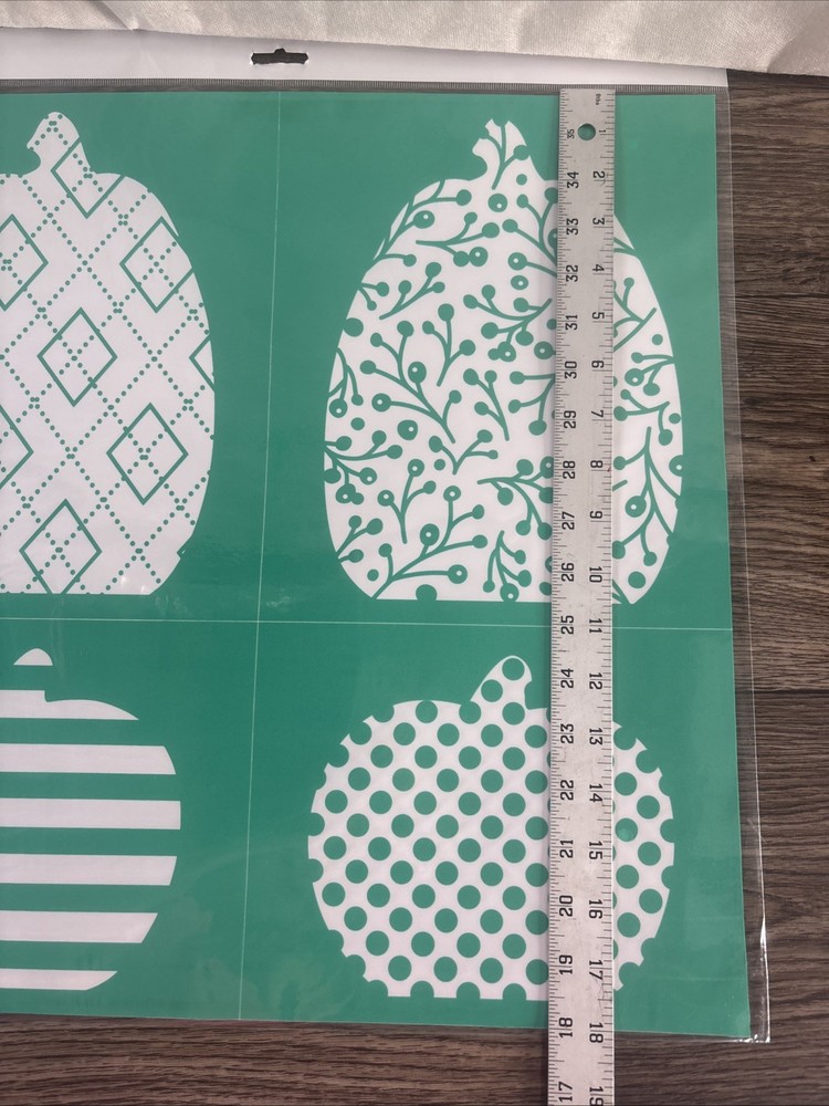 Pumpkin Patterns New Chalk Couture Transfer 18"x18" RETIRED