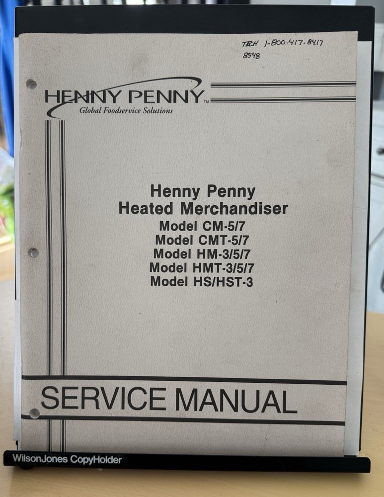 Henny Penny Service Manual Heated Merchandiser