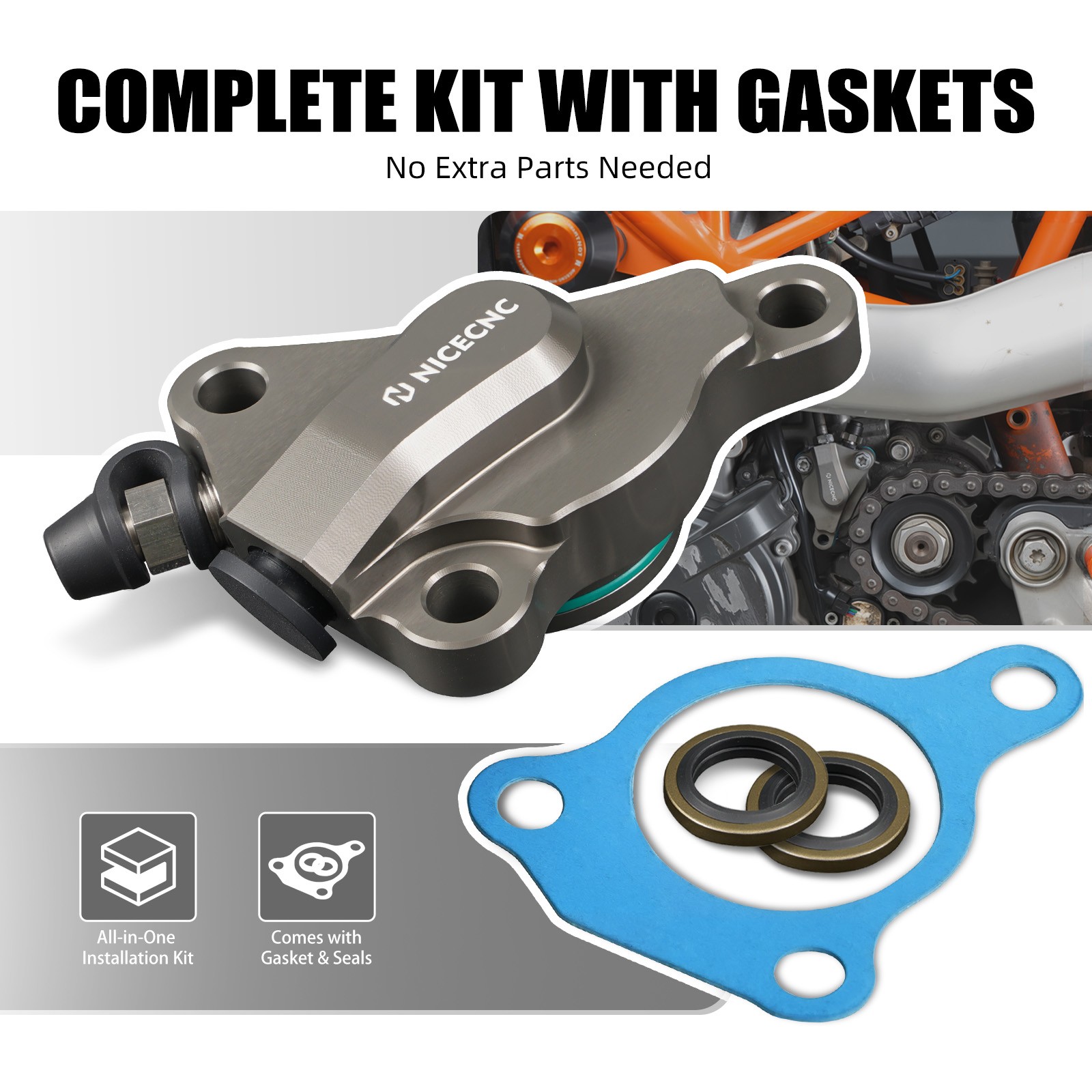 Clutch Slave Cylinder Kit for Husqvarna 701 ENDURO 2016-24 KTM EXC 300 1998-2005