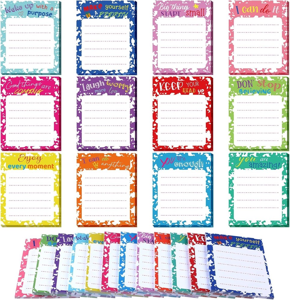 Inspiratal Stiy Notes Motivatal Notepads Appreciat
