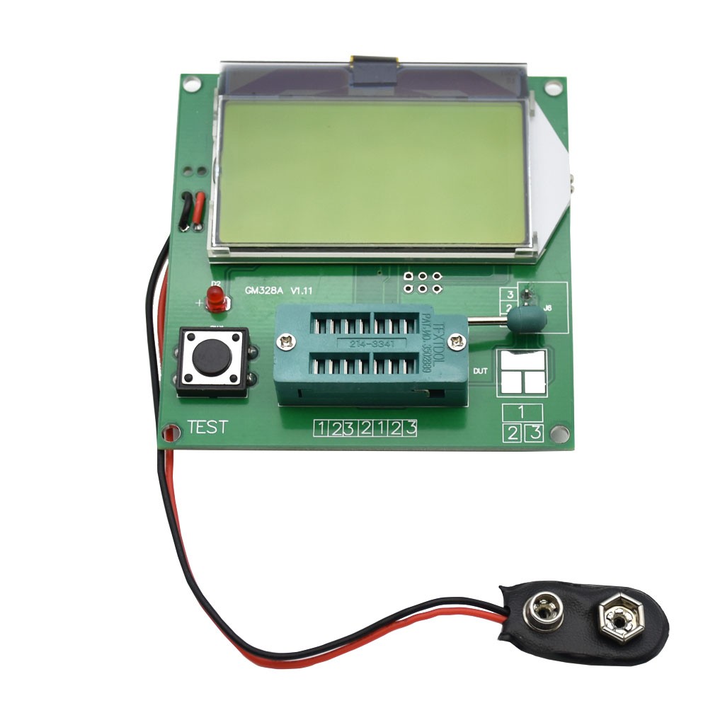 9V LCR ESR Meter Transistor LCD Tester Frequency PWM Square Wave Generator A