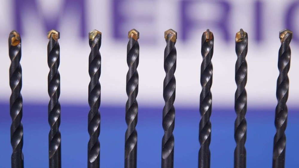 Efficient 3/16" x 4" Black Oxide Masonry Drill Bit for Concrete and Sandstone