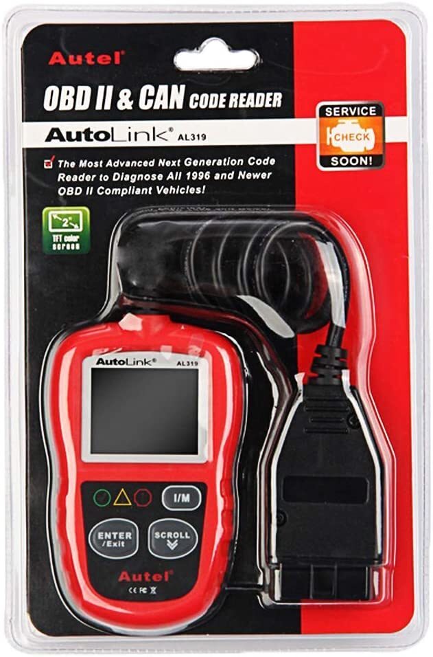 Autel Autolink AL319 OBD2 CAN OBDII Car Code Reader Diagnostic Scanner Tool NEW
