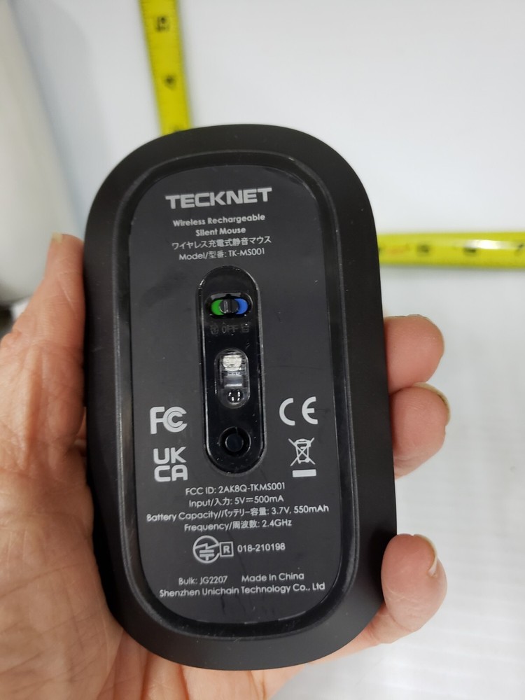 Tecknet - Wireless Rechargeable SILENT MOUSE TK-MS001