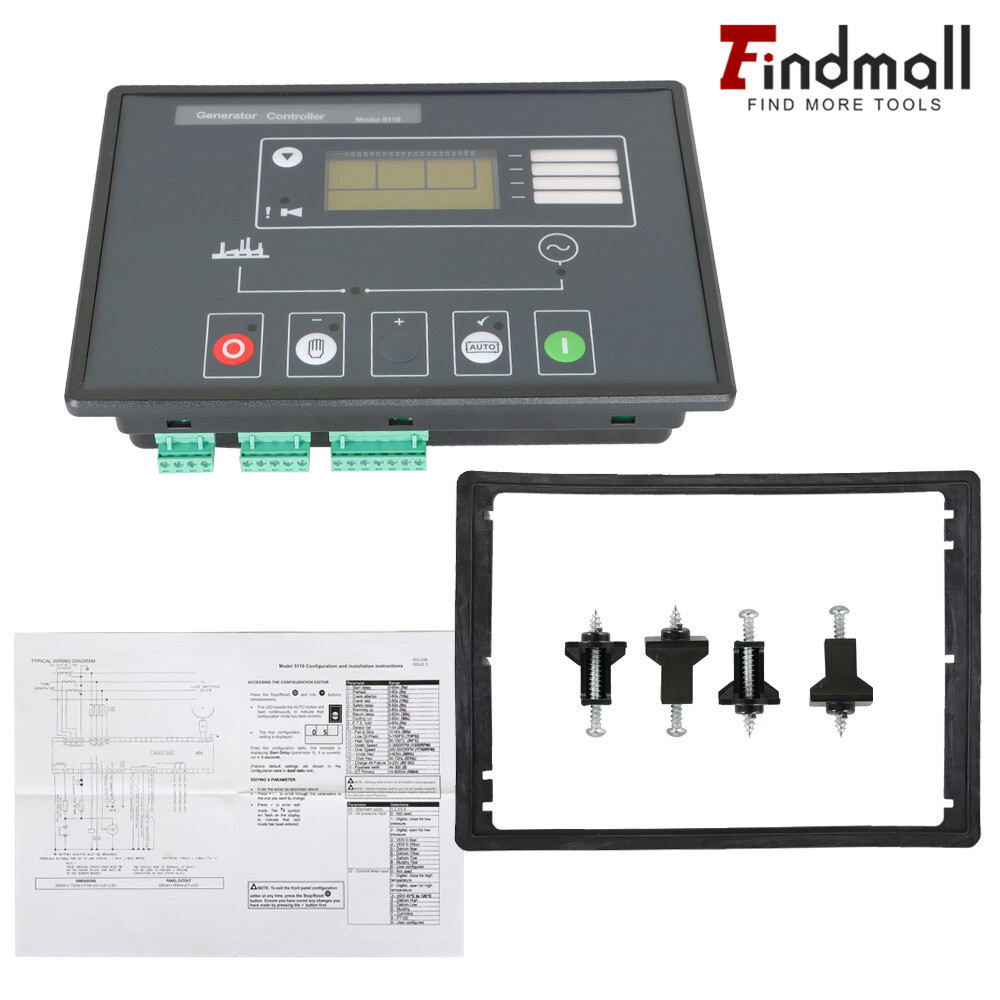 For Deep Sea DSE5110 Generator Electronic Controller Control Module LCD Display