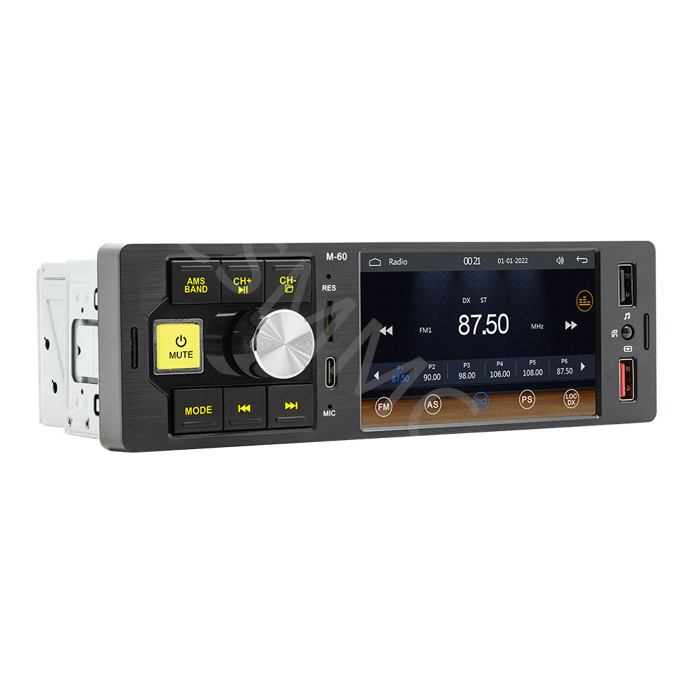 Touch Screen Car Stereo MP5 Player Radio For Apple CarPlay Android Auto BT TF