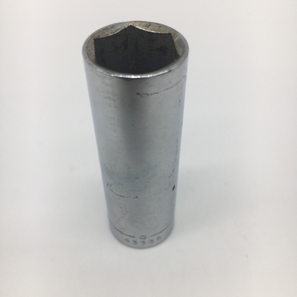 Vintage Craftsman G Code 43335 5/8” 6 Point 3/8” Drive Deep Socket! Great Shape!