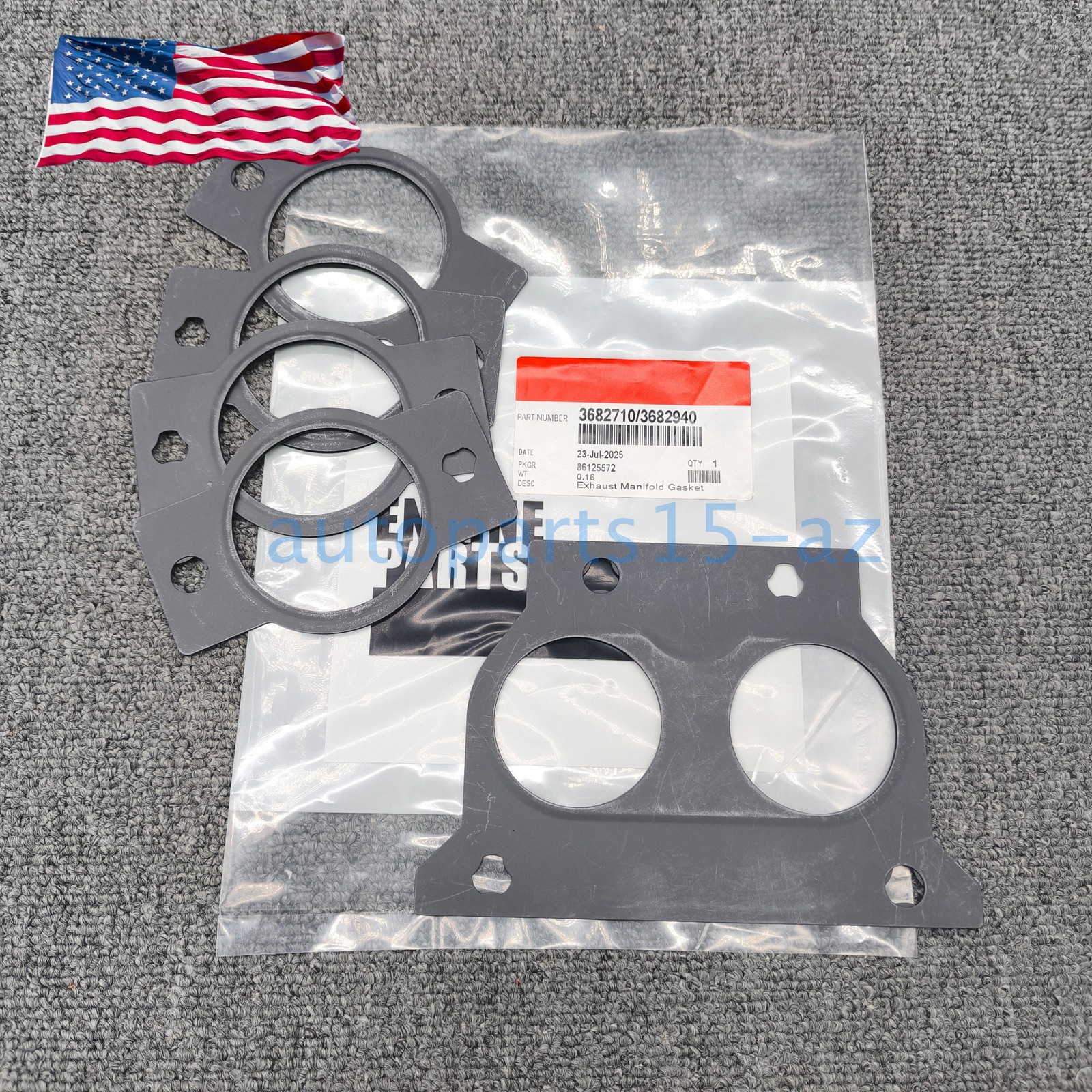 Exhaust Manifold Tube Gaskets Set Fit For Cummins 15L ISX QSX 3682710 3682940 US