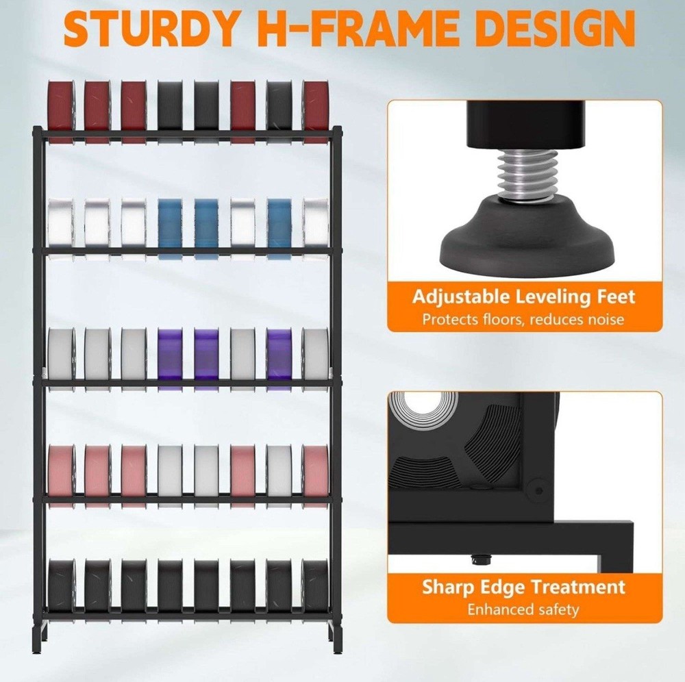 3D Printer Filament Storage Rack, 5-Tier