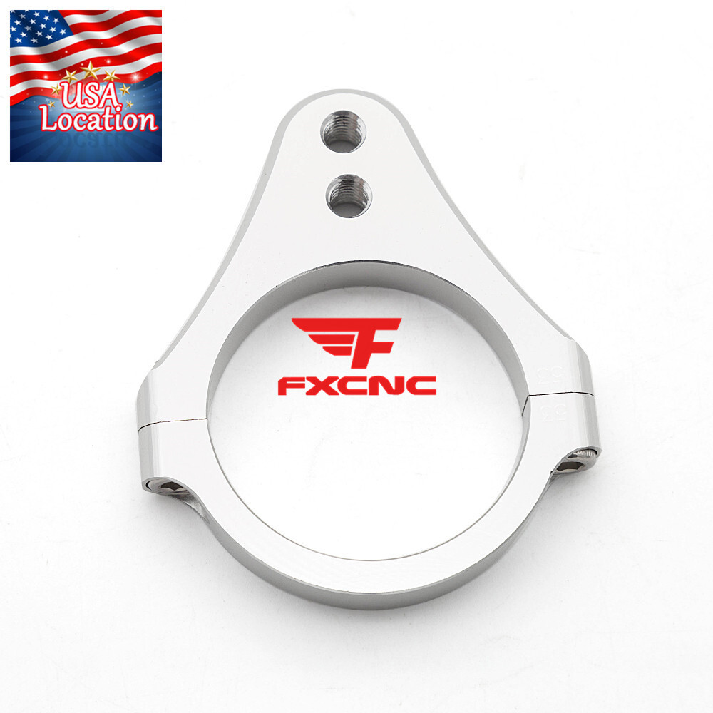 8x1.25mm CNC Steering Damper Fork Frame Mount Clamp Bracket 35mm Inside Diameter
