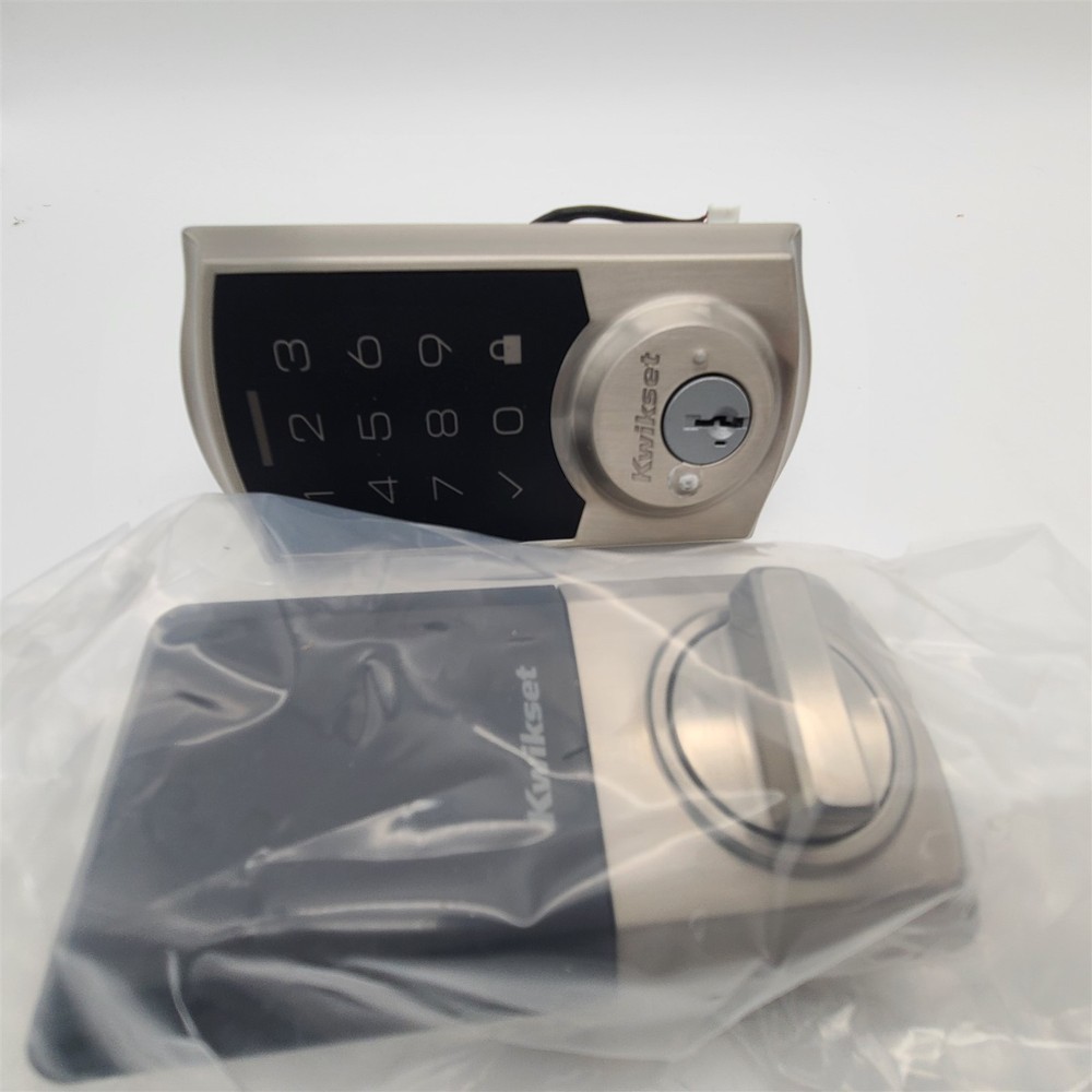 Kwikset SmartCode 270 Keyless Electronic Touchpad Deadbolt, Auto Door Lock