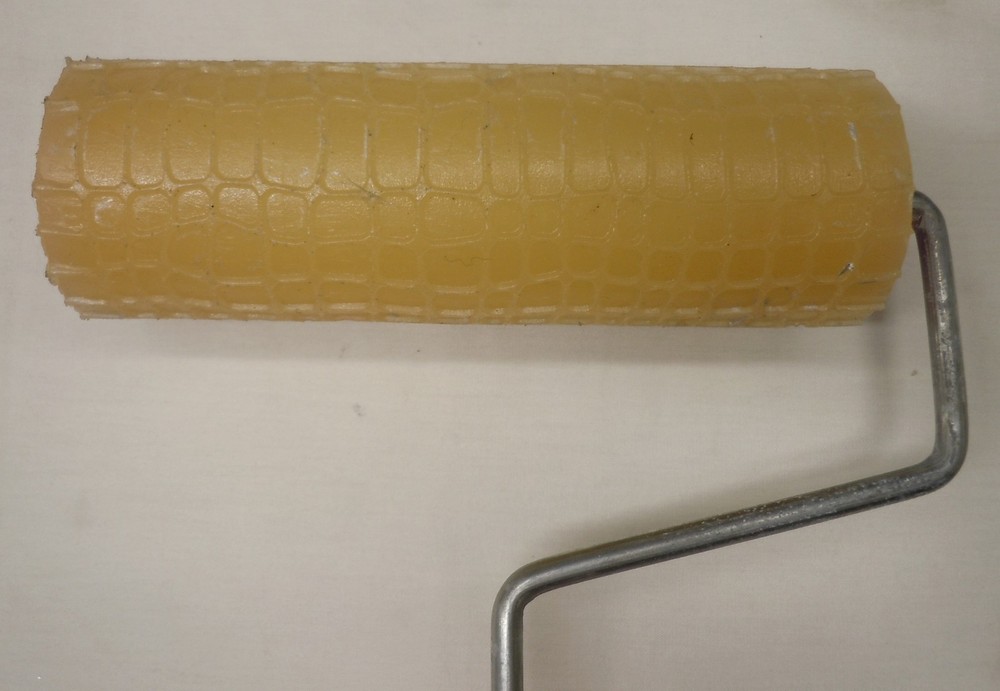 3 Patterned 7" Paint Roller Decorative Embossed Texture Wall Tool Lot