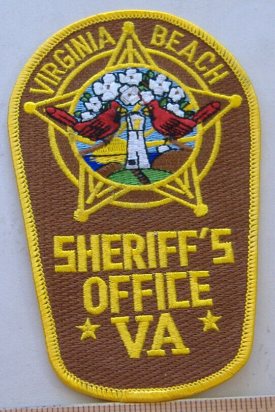 VIRGINIA BEACH SHERIFF OFFICE  VIRGINIA  FABRIC   PATCH