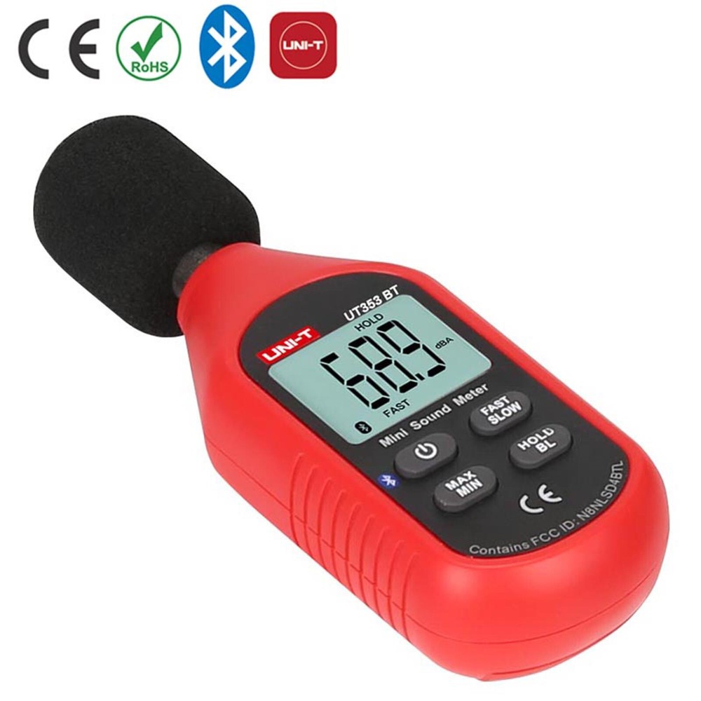 UNI-T UT353-BT Mini Sound Level Meter Adjustable Sampling RateLCD Backlight✦Kd
