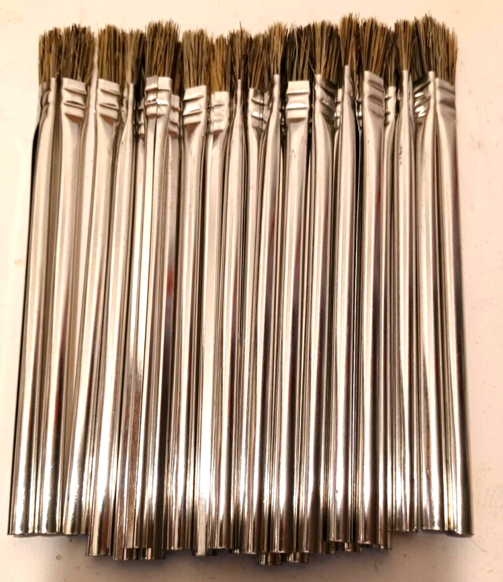 ACID BRUSH 24 PC. ACID FLUX BRUSH 6" LG X 1/2" SOLDER, PLUMBING, GLUES