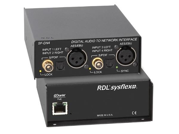 RDL SF-DN4 Digital Audio to Network Interface