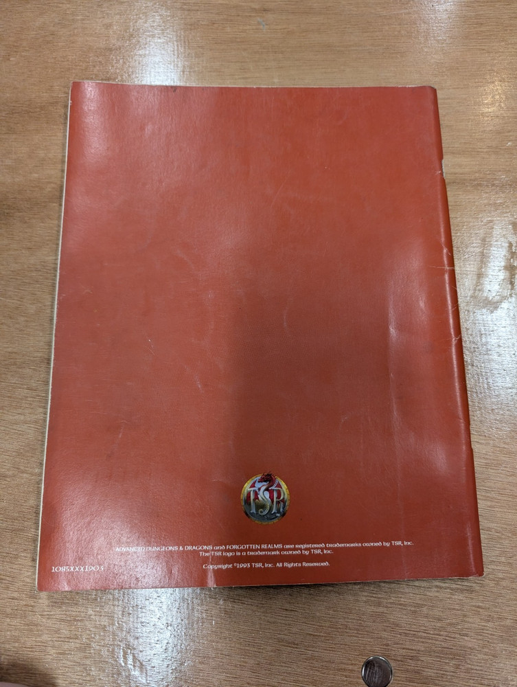 Forgotten Realms Campaign Setting Boxed Set /TSR 1085 - Incomplete