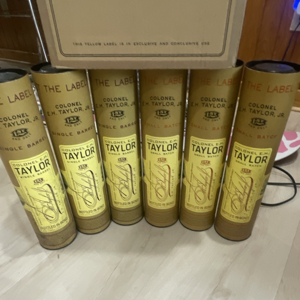 Colonel E.H. Taylor Distillery Advertising Packaging Tubes & Box
