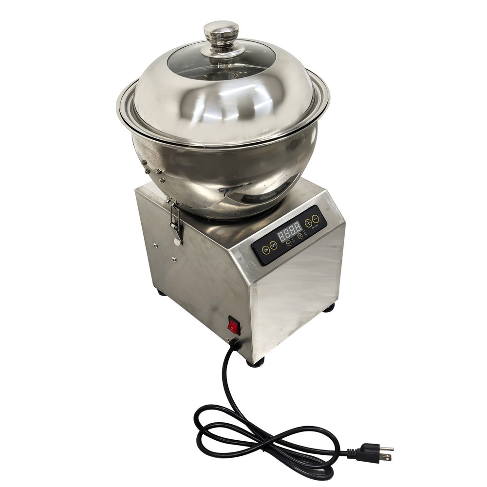 8KG Detachable Basin Type Dough Mixer Machine w/ Heating Function Timing Control