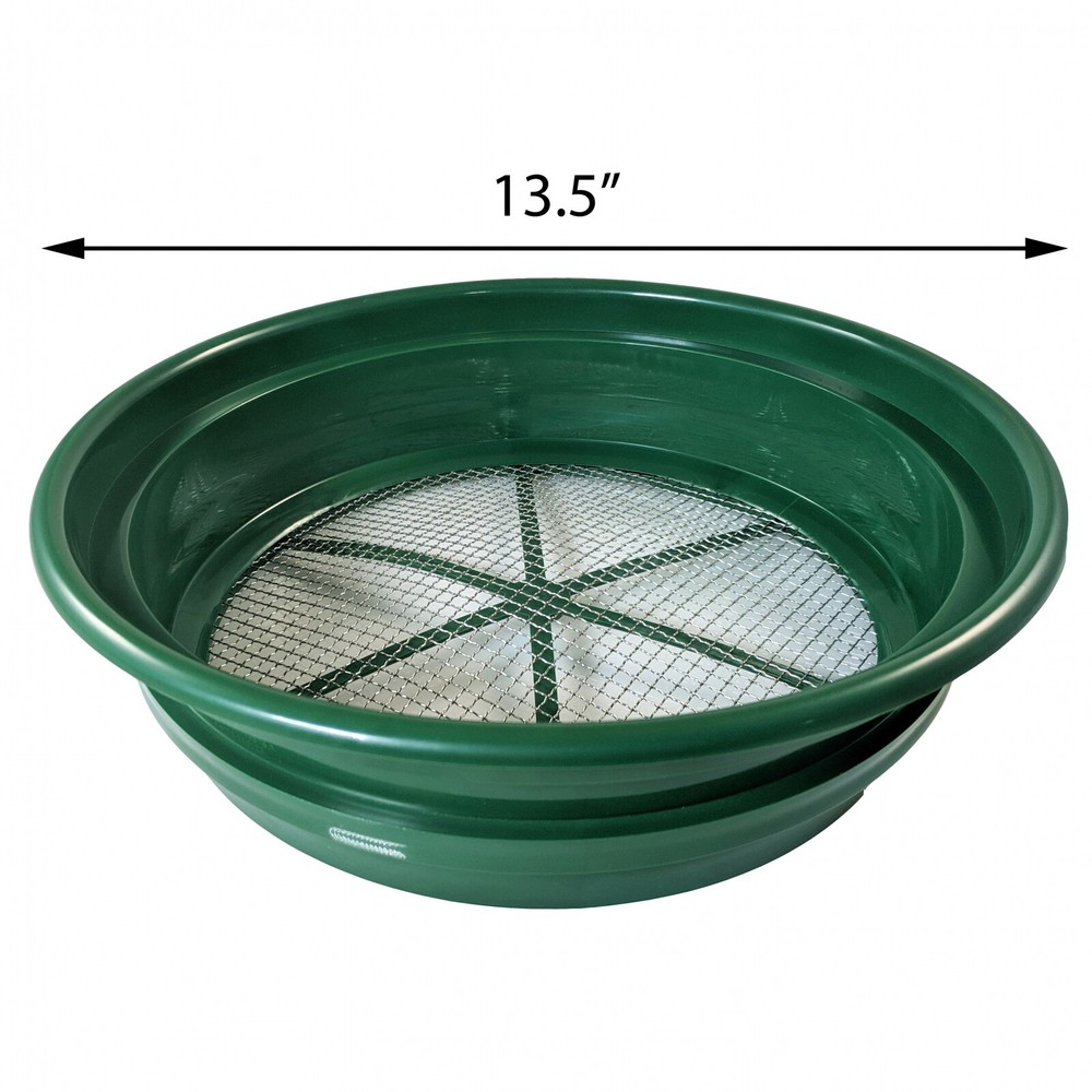 9pc Prospecting Sifter Classifier Complete Set Fine and Coarse Mesh